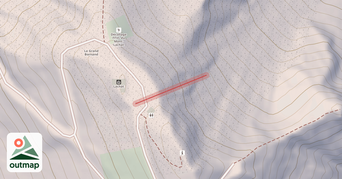 Map of La Freeride