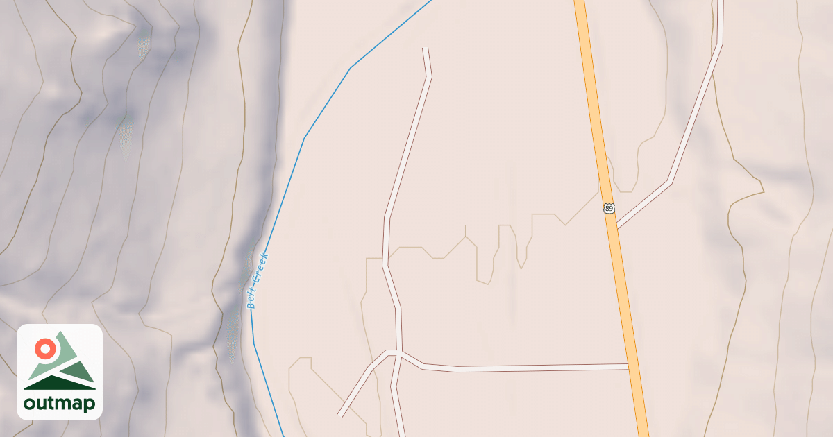 Map of C C C CAMP