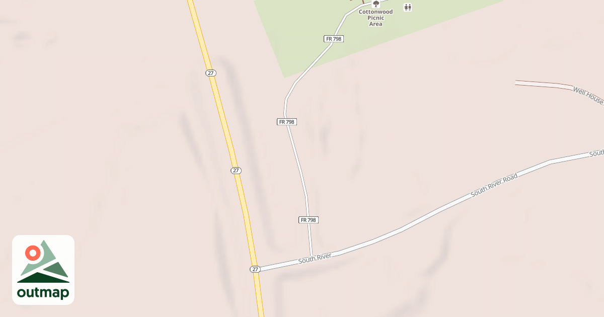 Map of CIMARRON RIVER P.G.