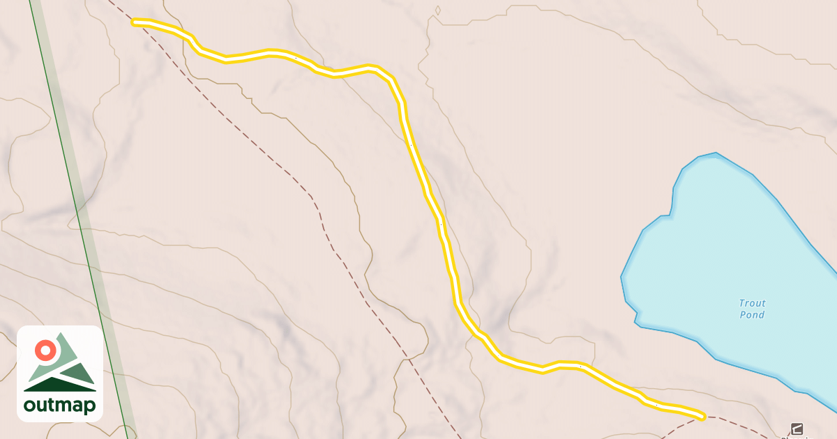 Map of Trout Brook Trail