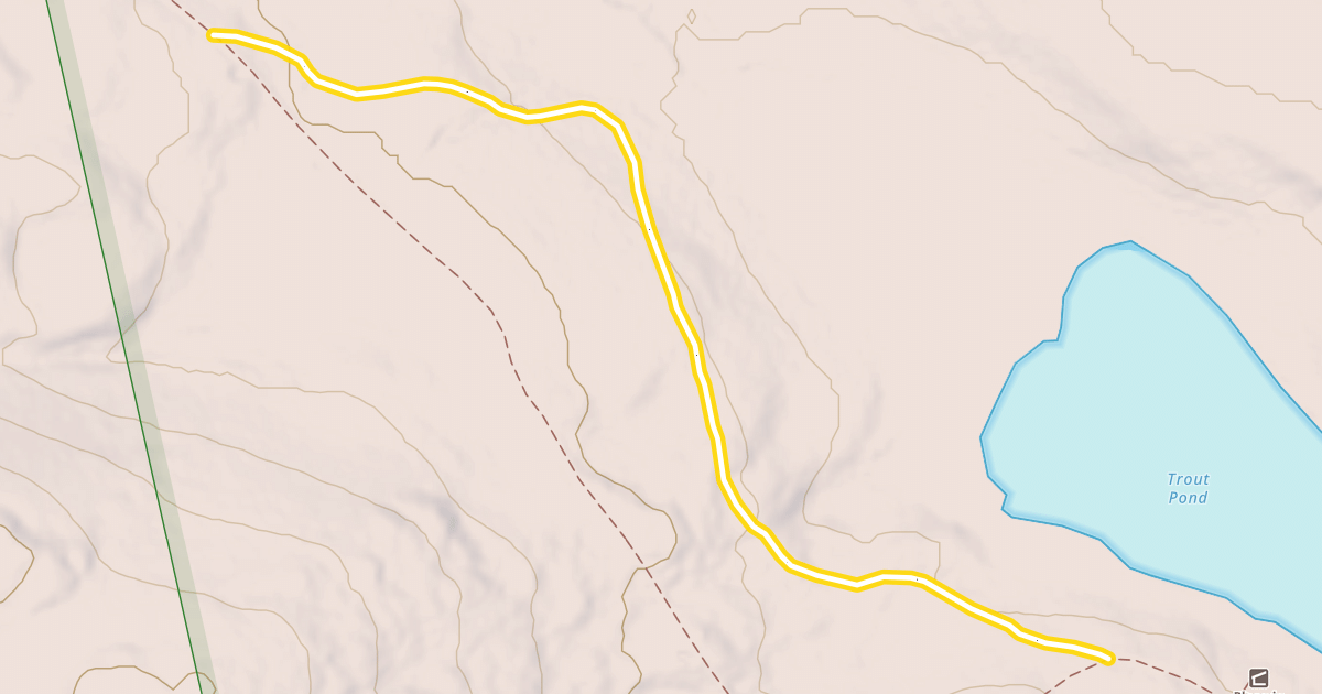 Map preview of Trout Brook Trail