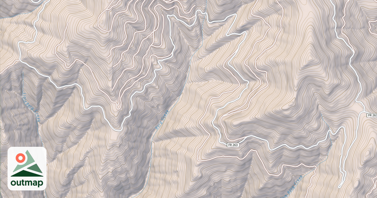 Map of BERG MTN