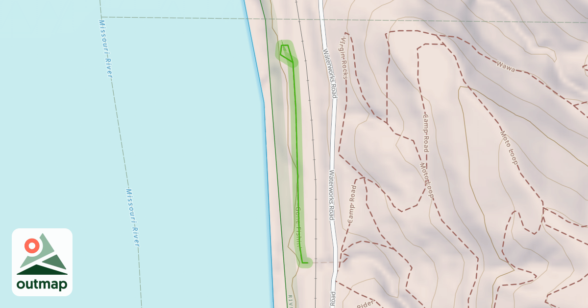 Map of Gone Fishin'