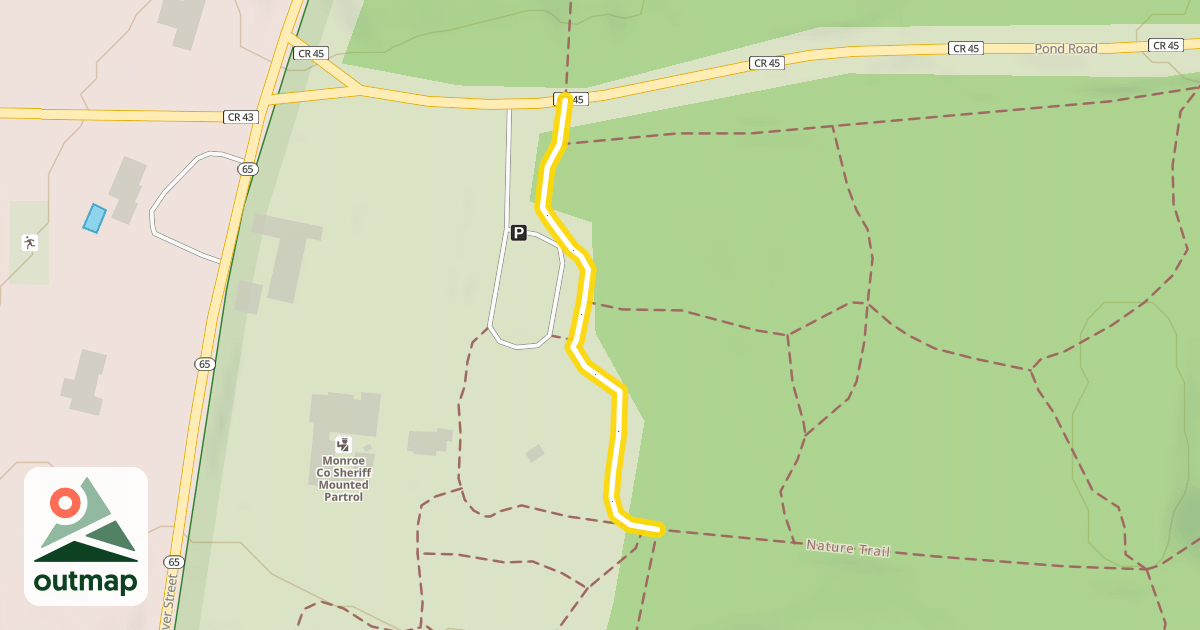 Map of Nature Trail