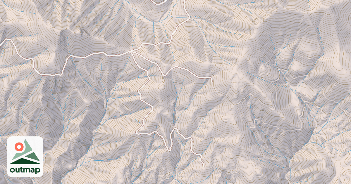 Map of CURL RIDGE