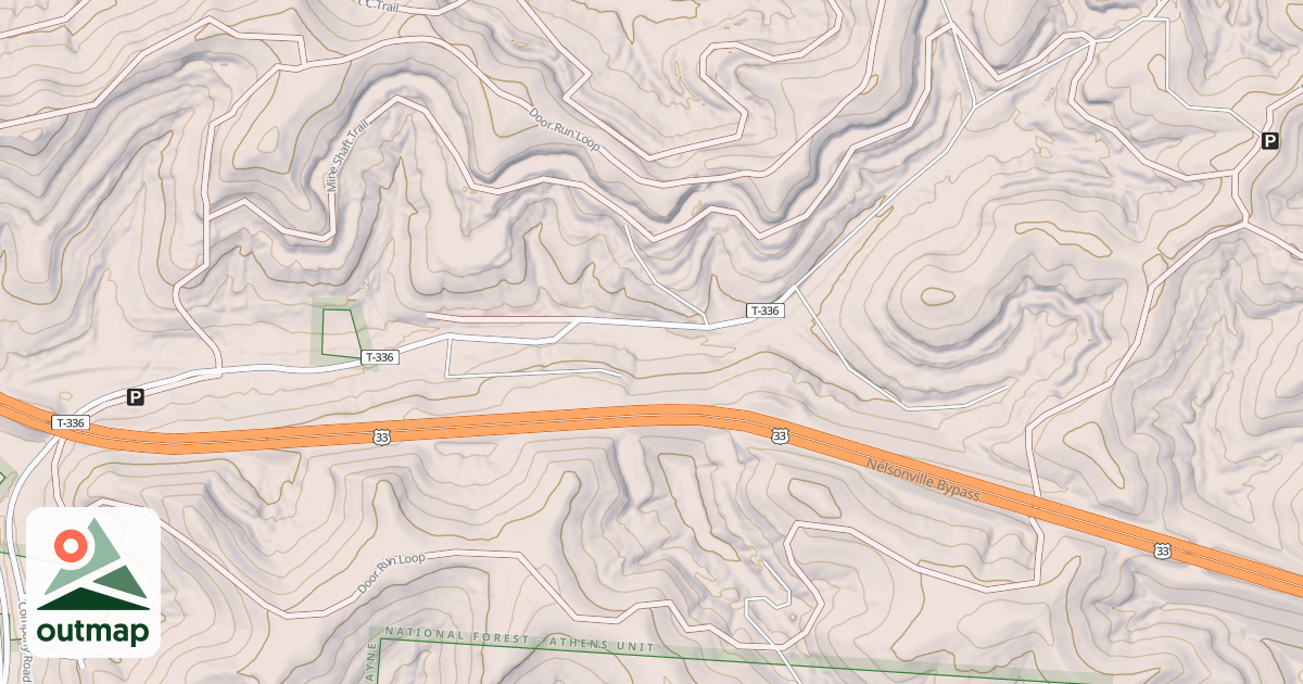 Map of Dorr Run Loop