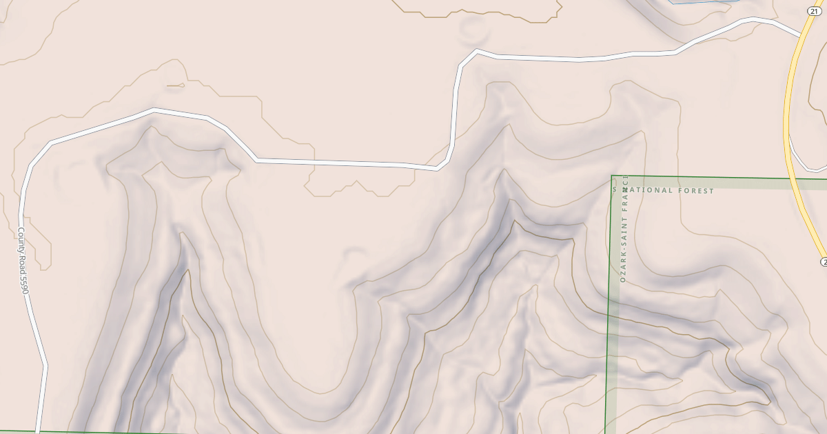 Map preview of USFS National Forest System Roads {AF9D3C0B-27C8-4811-BE6B-6566FB4649DA}