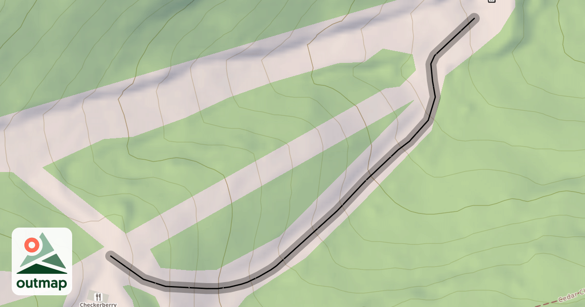 Map of Devil's Elbow