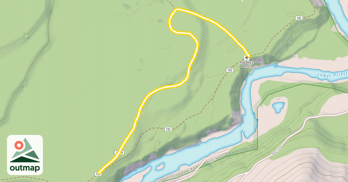 Map of Jack Pine Trail