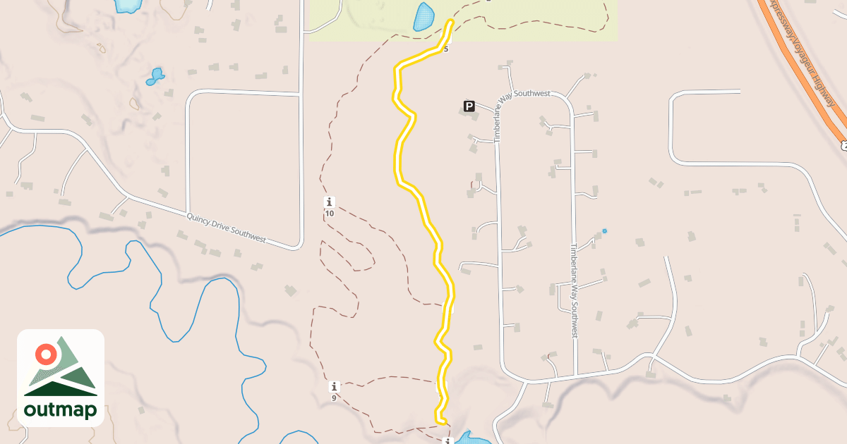 Map of Red XC Trail