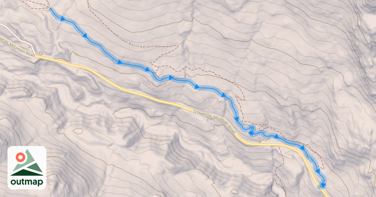 Map of Lower Basin DH