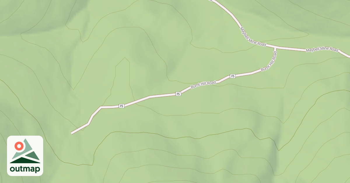 Map of BURNT HILL