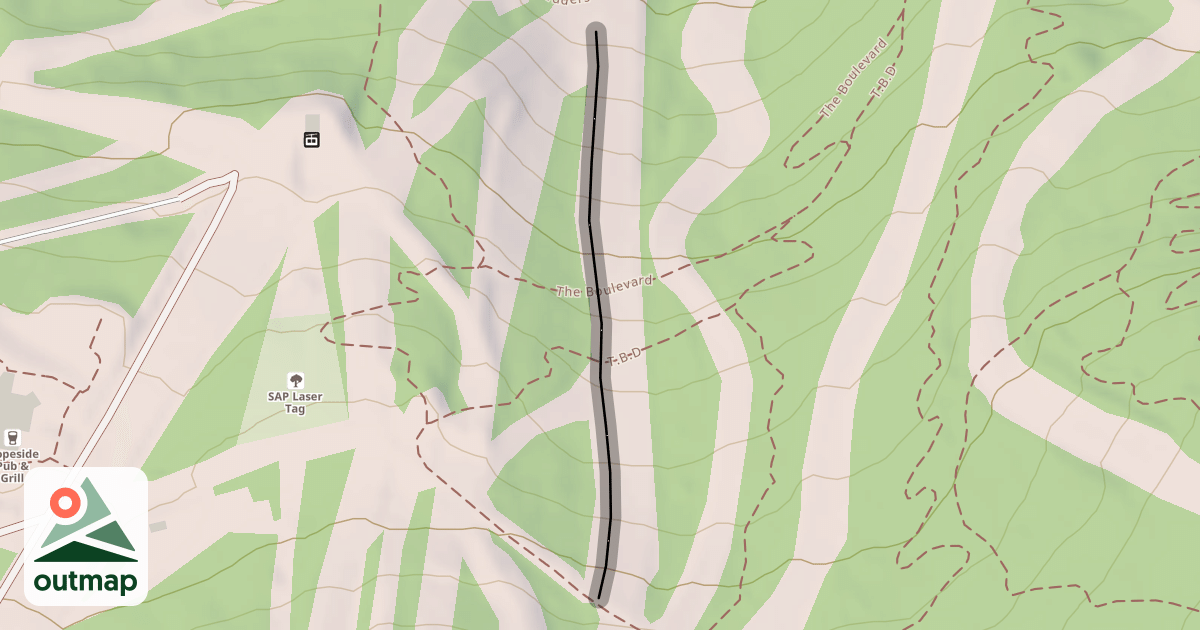 Map of Barney's Bumps