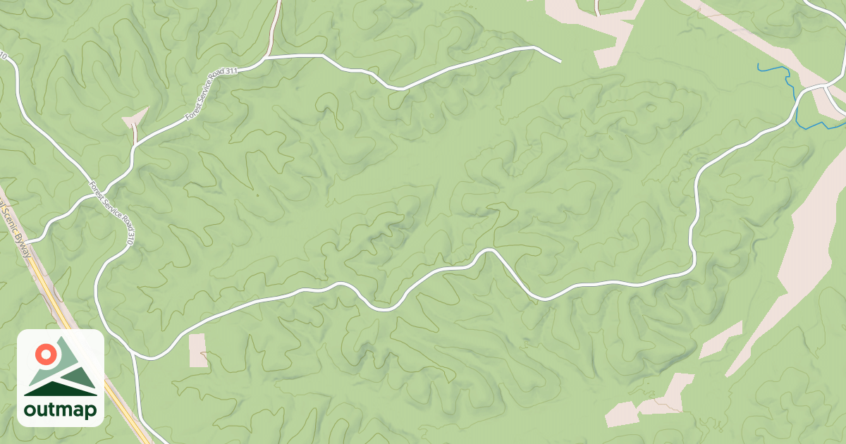 Map of RACETRACK HOLLOW ROAD