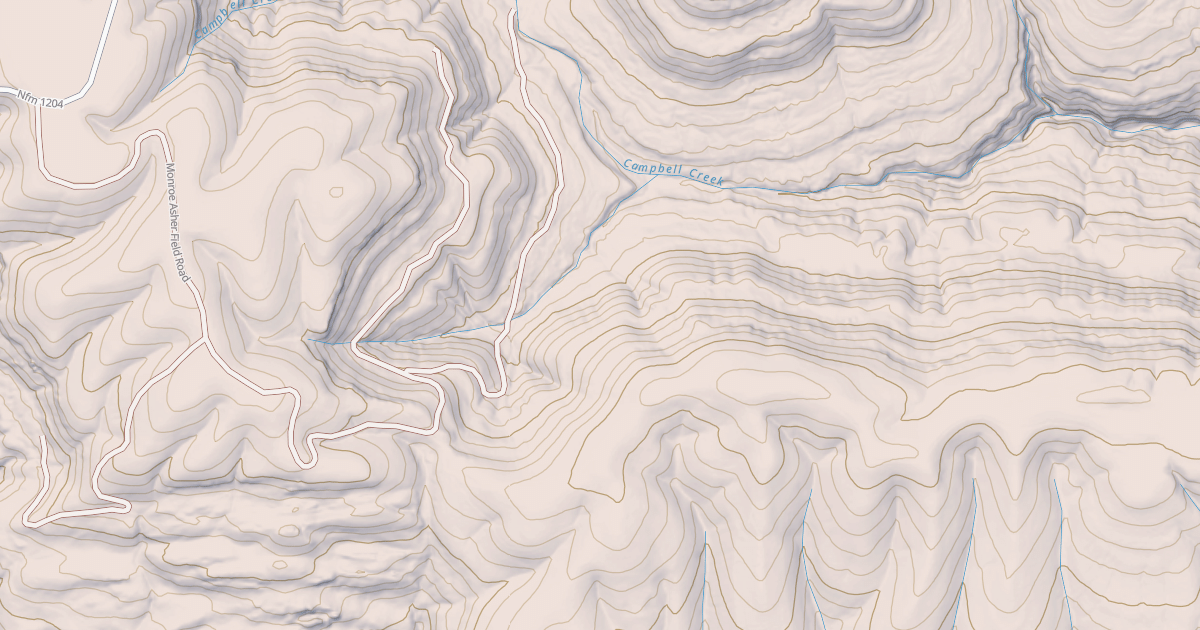 Map preview of CAMPBELL RIDGE
