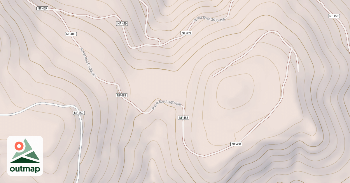 Map of USFS Motor Vehicle Use Map Roads {0B0CAD94-7EE2-4753-8BBF-4F1E5C1685D0}