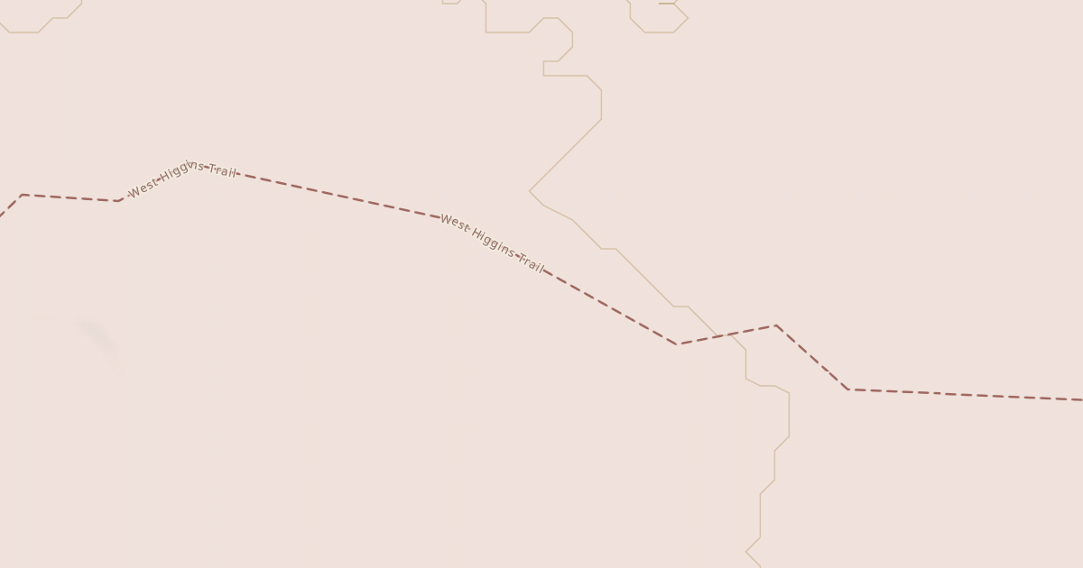 Map preview of West Higgins Trail