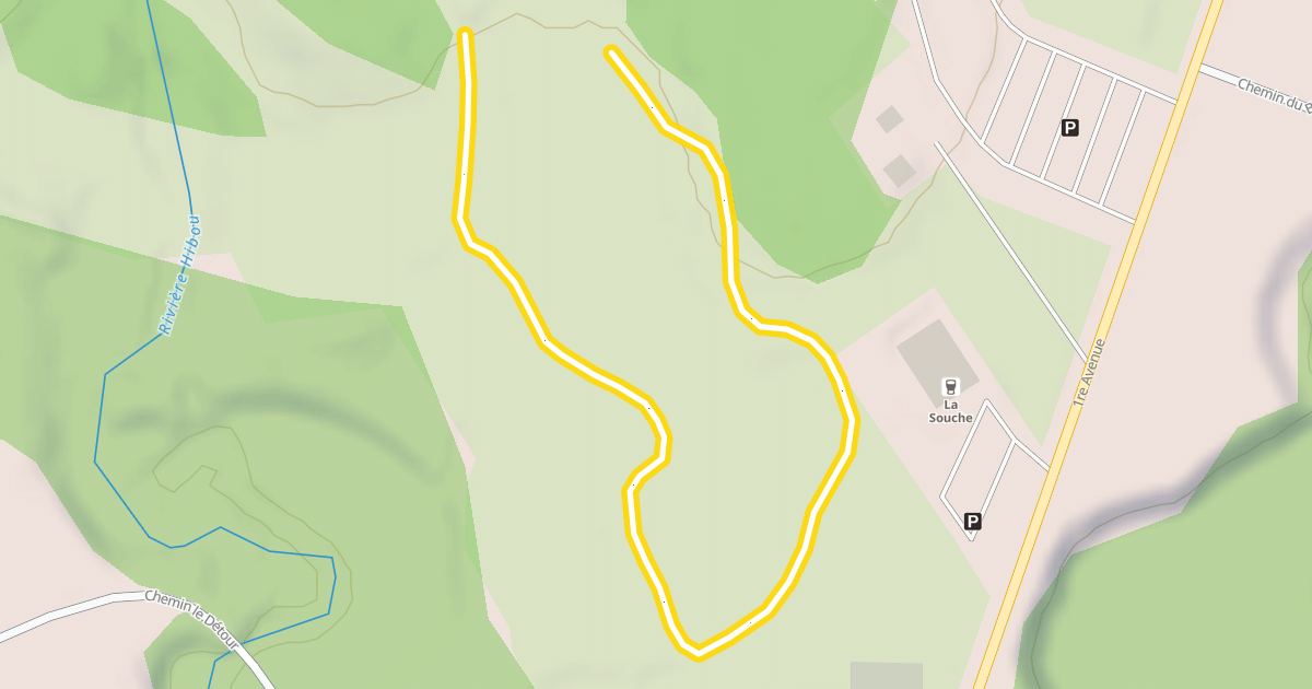 Map preview of 6. La Boucle de La Souche