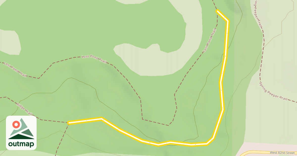 Map of Ridge Trail