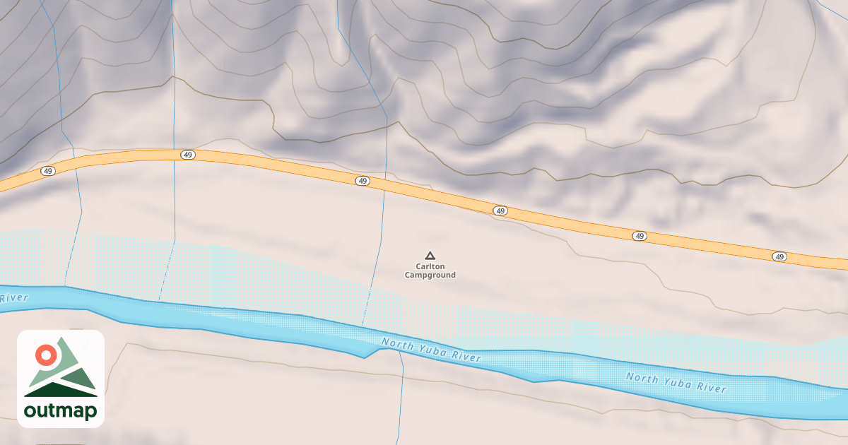 Map of CARLTON CAMPGROUND