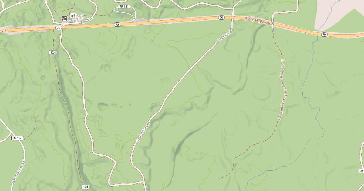 Map preview of USFS Motor Vehicle Use Map Trails 8248