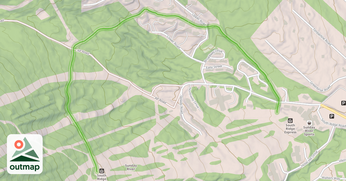 Map of Ridge Run