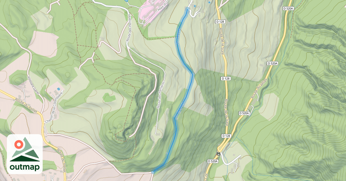 Map of Le Saquet