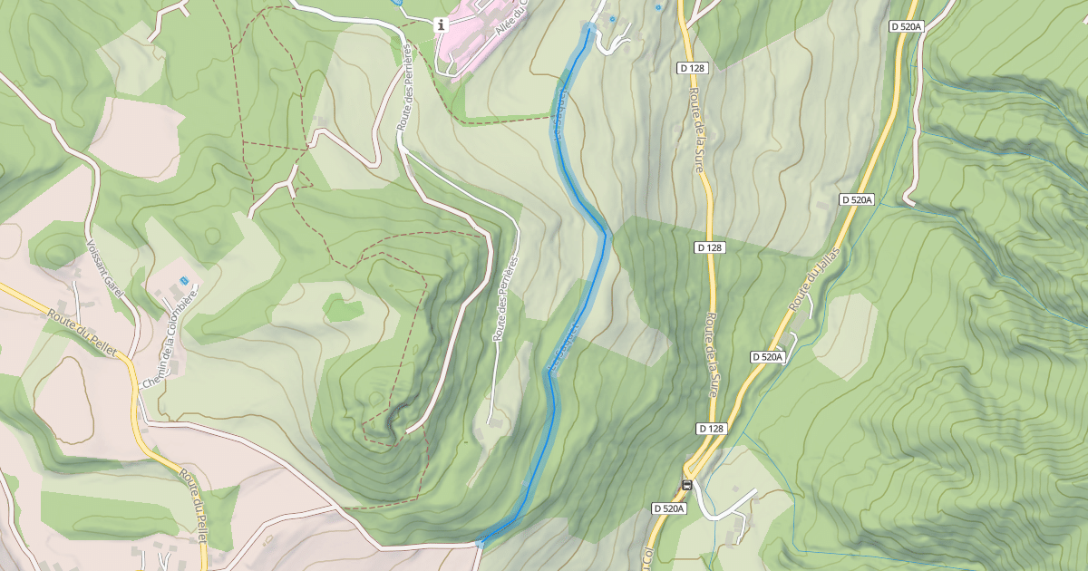 Map preview of Le Saquet