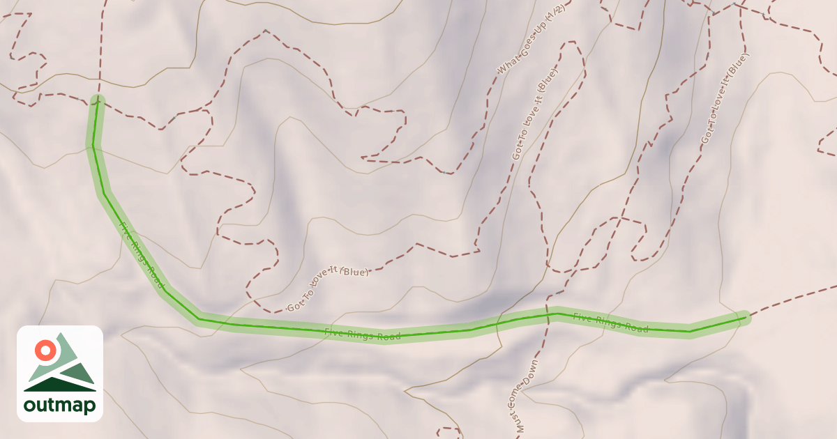 Map of Five Rings Road