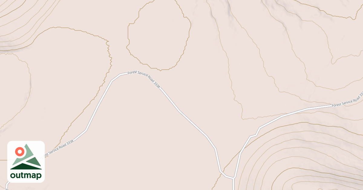 Map of CHAMBERLAIN SPUR