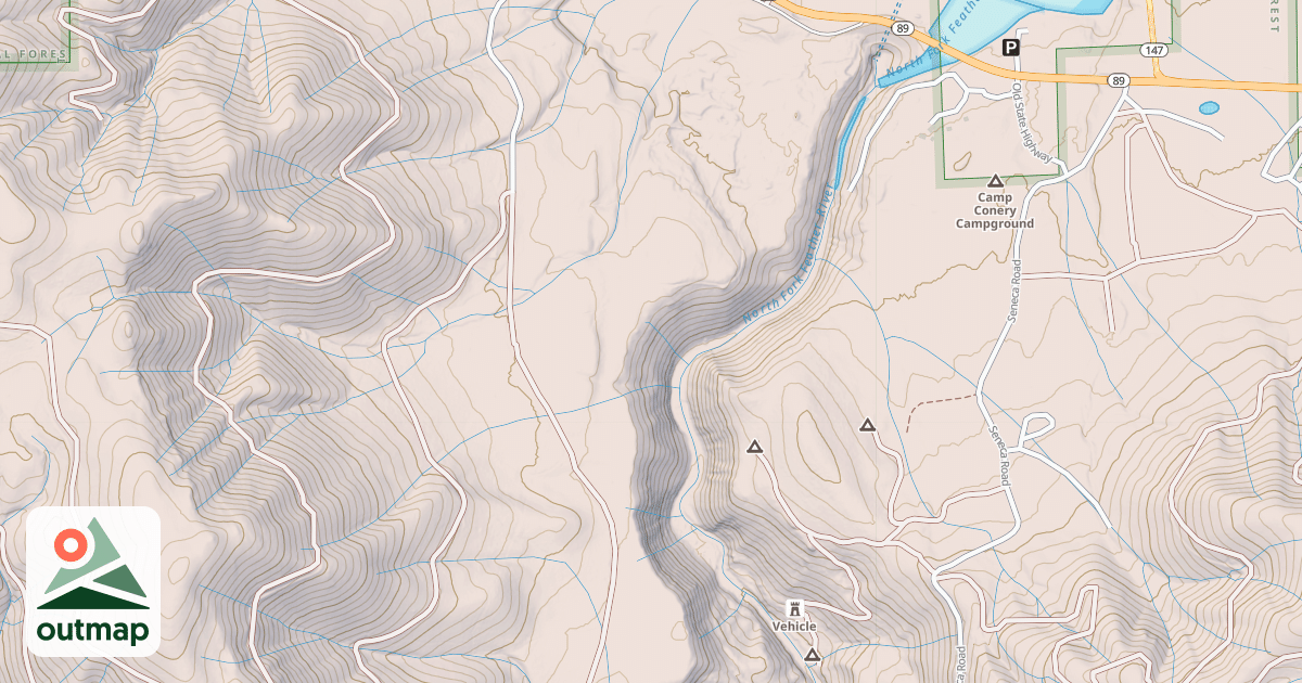 Map of ALMANOR POWERLINE