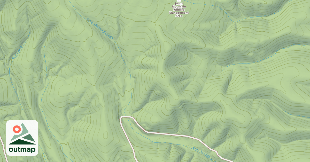 Map of BOW CREEK