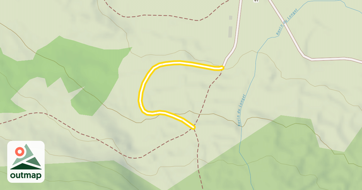 Map of Les Planchettes - Forestière / Les Clots