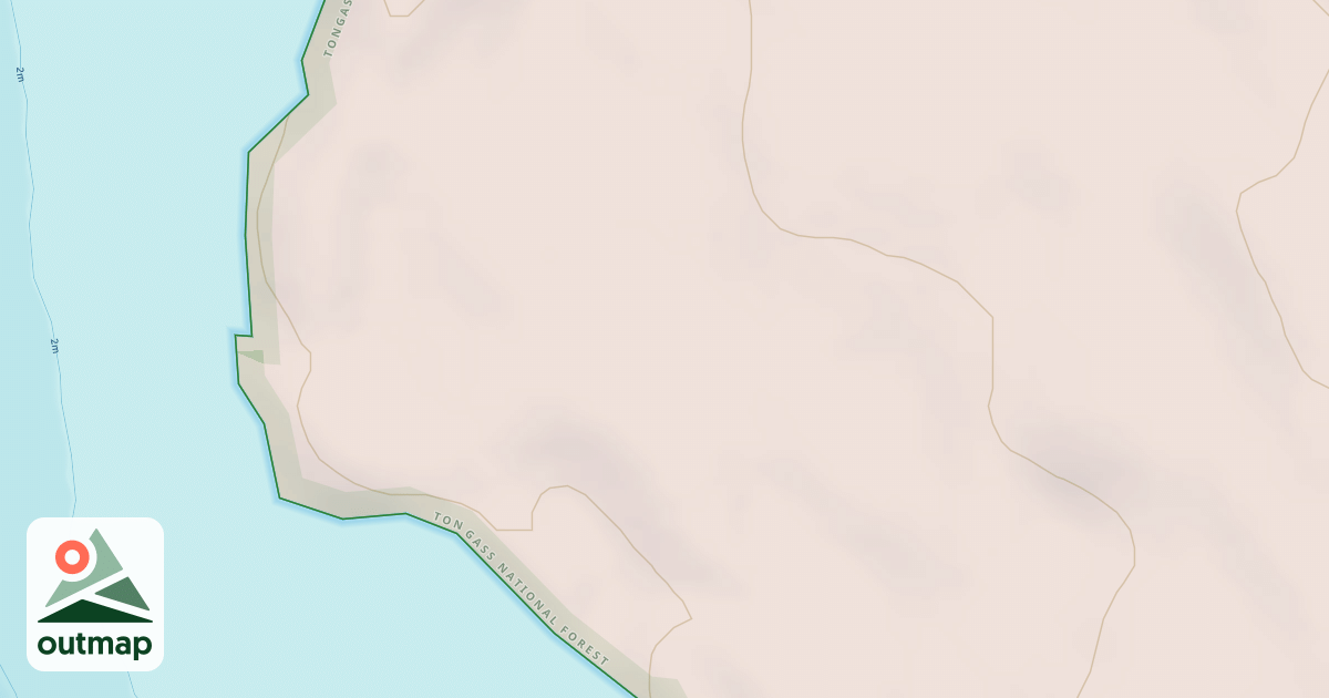 Map of Kizhuchia Creek Road