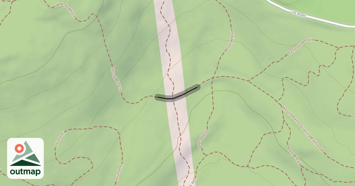 Map of Ferndale Trail