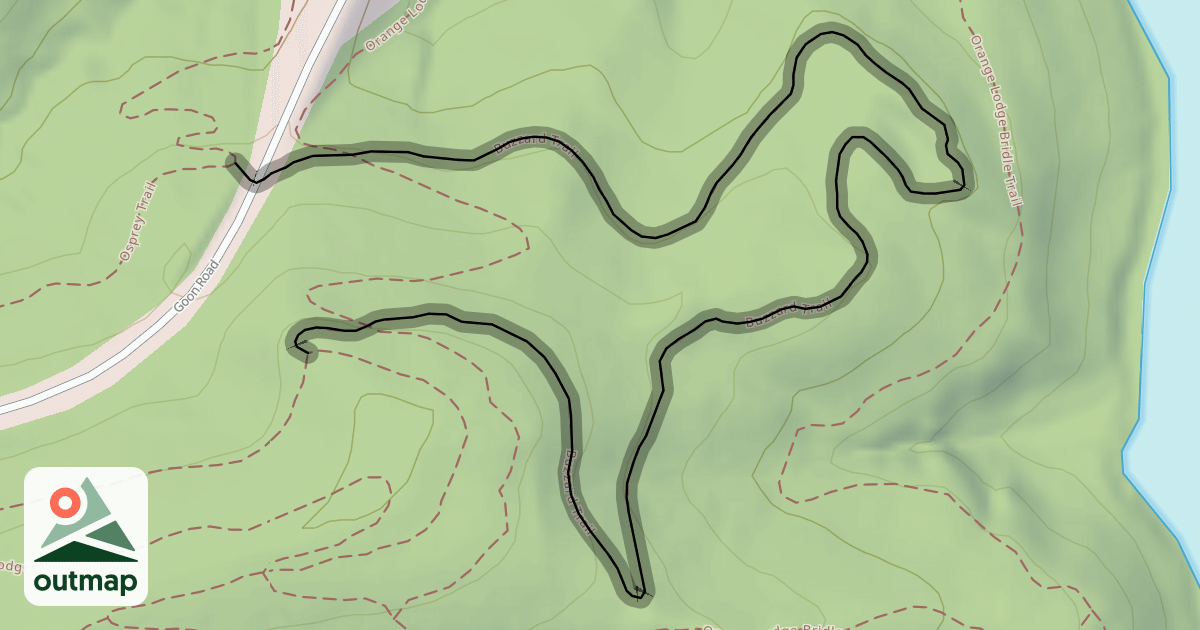 Map of Buzzard Trail