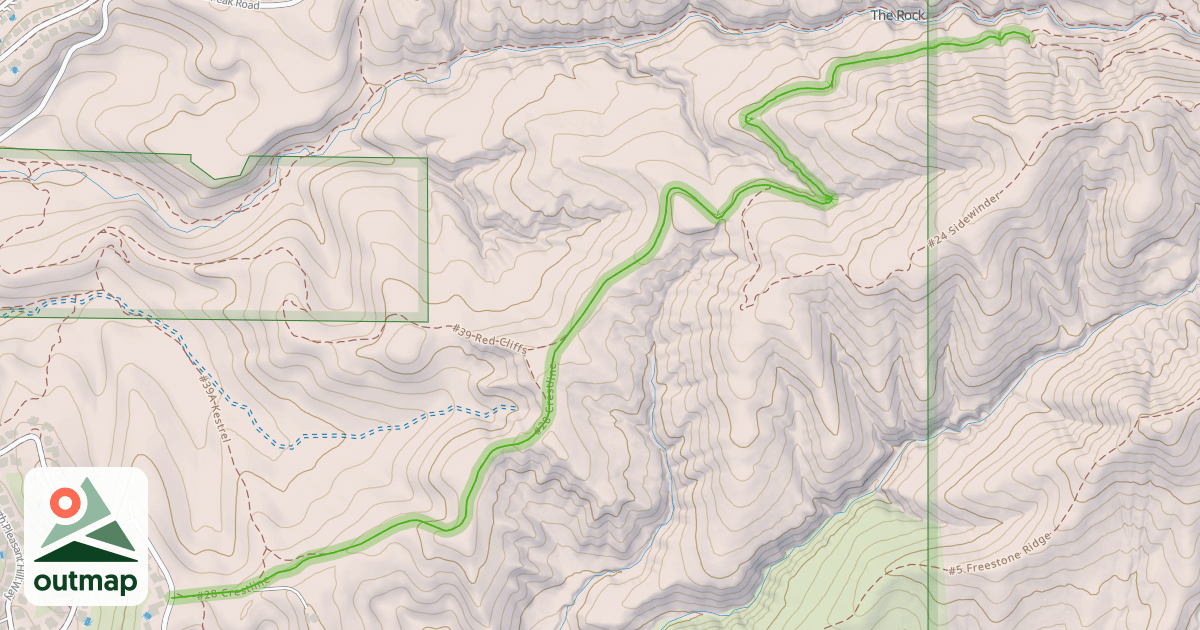 Map of #28 Crestline
