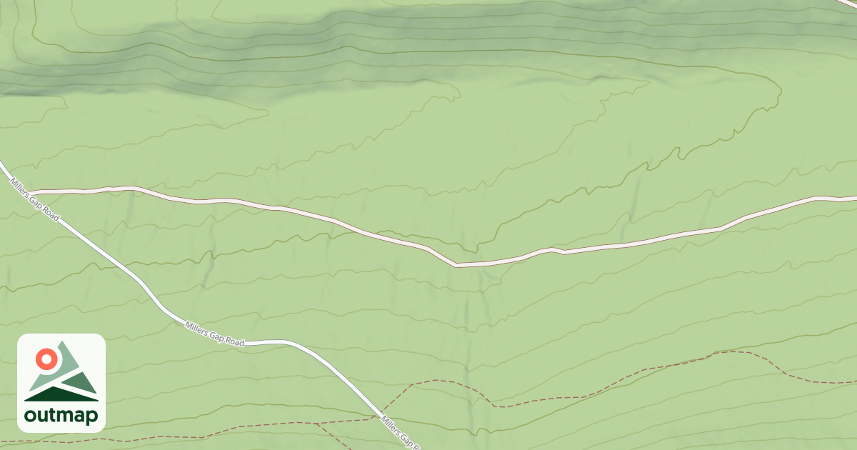 Map of ATV ONLY Disabled Access Rd