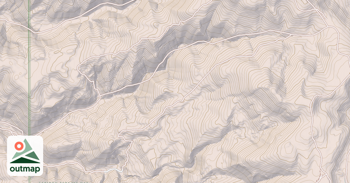 Map of MAPLE CANYON