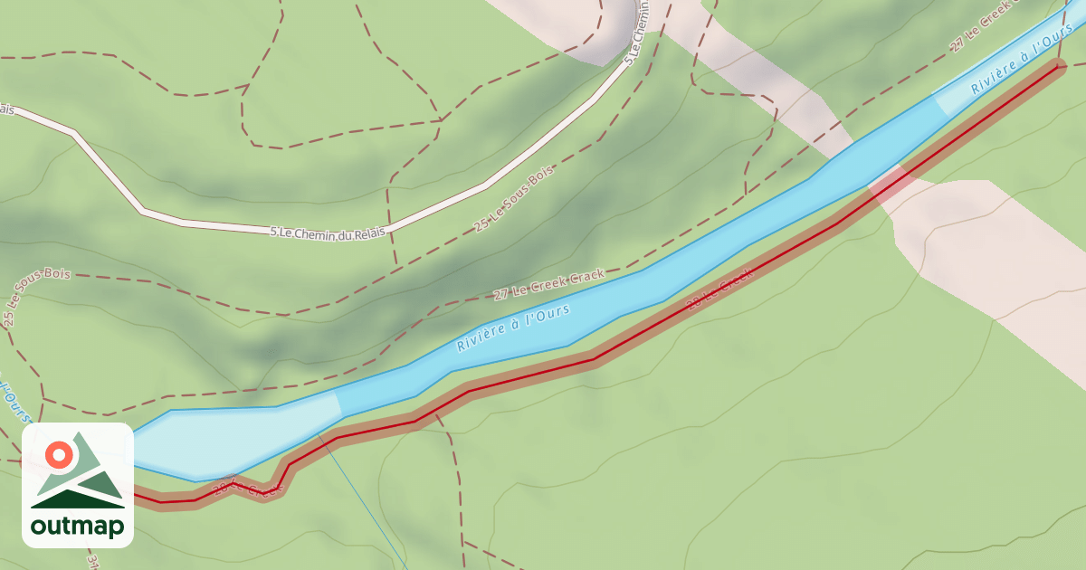 Map of 28 Le Creek
