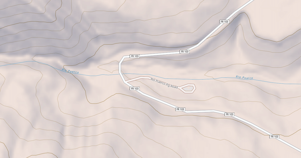 Map preview of RIO PUERCO PG