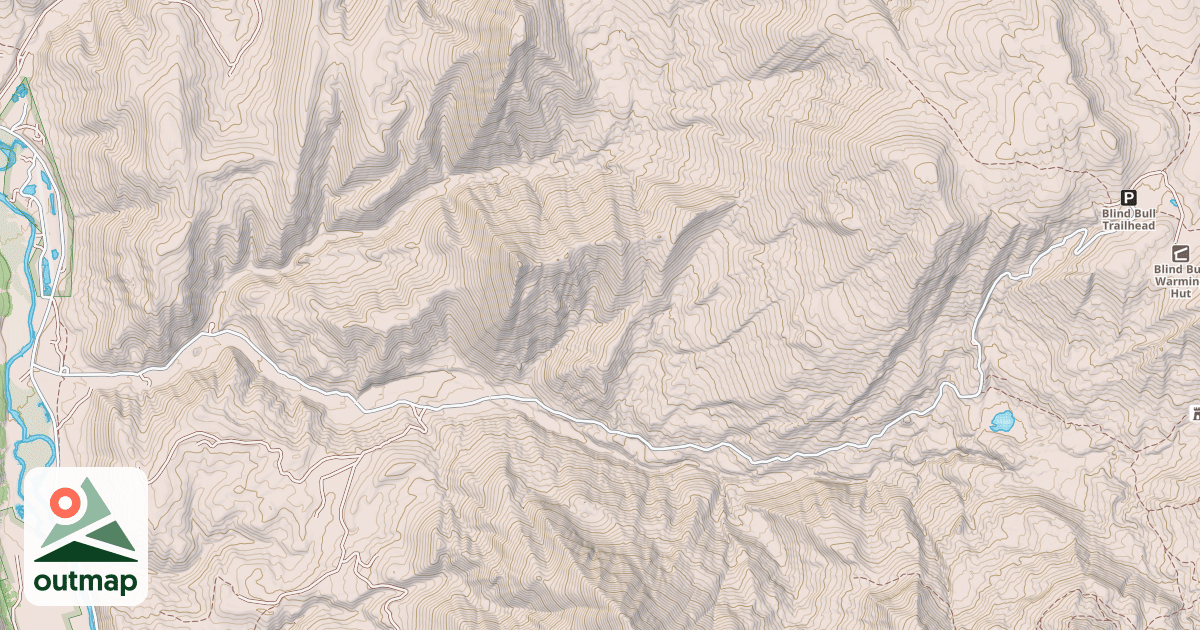 Map of BLIND BULL