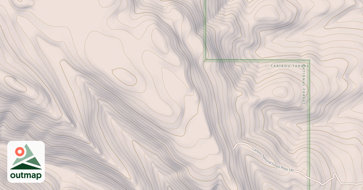 Map of HORSE CREEK RIDGE