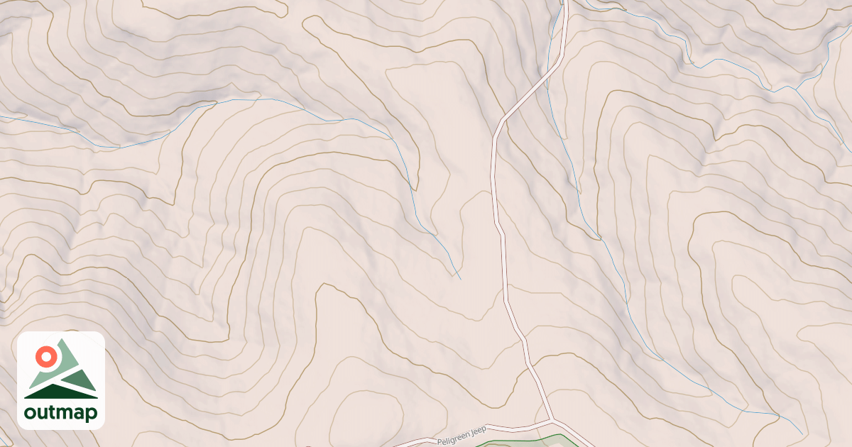 Map of HORSEBACK RIDGE