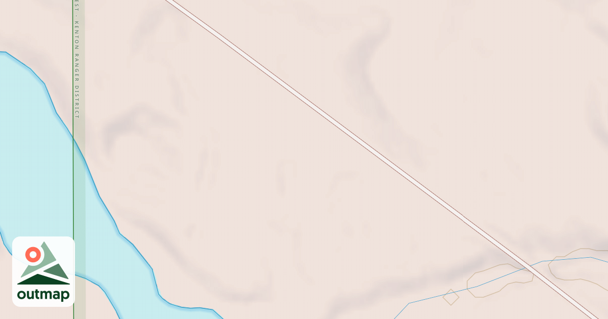 Map of USFS Motor Vehicle Use Map Trails 24437