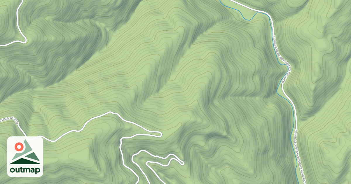 Map of BIG BOB CUTOFF