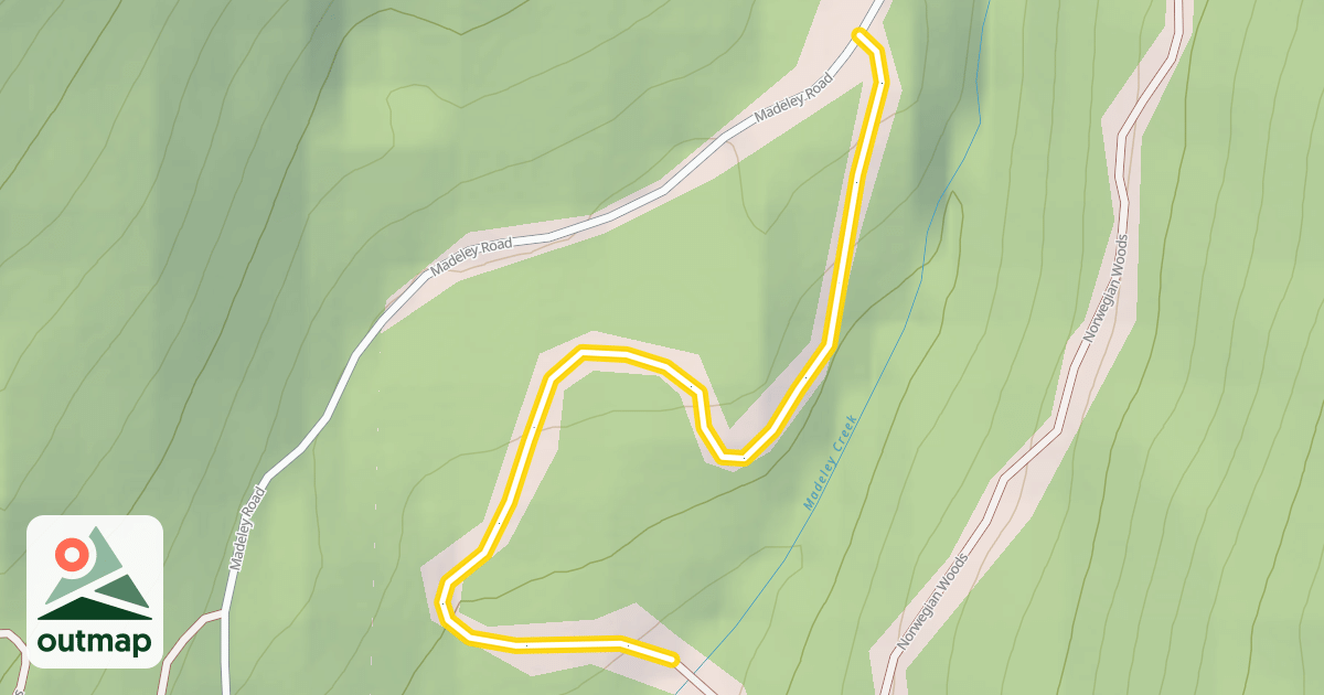 Map of Lunch Lake
