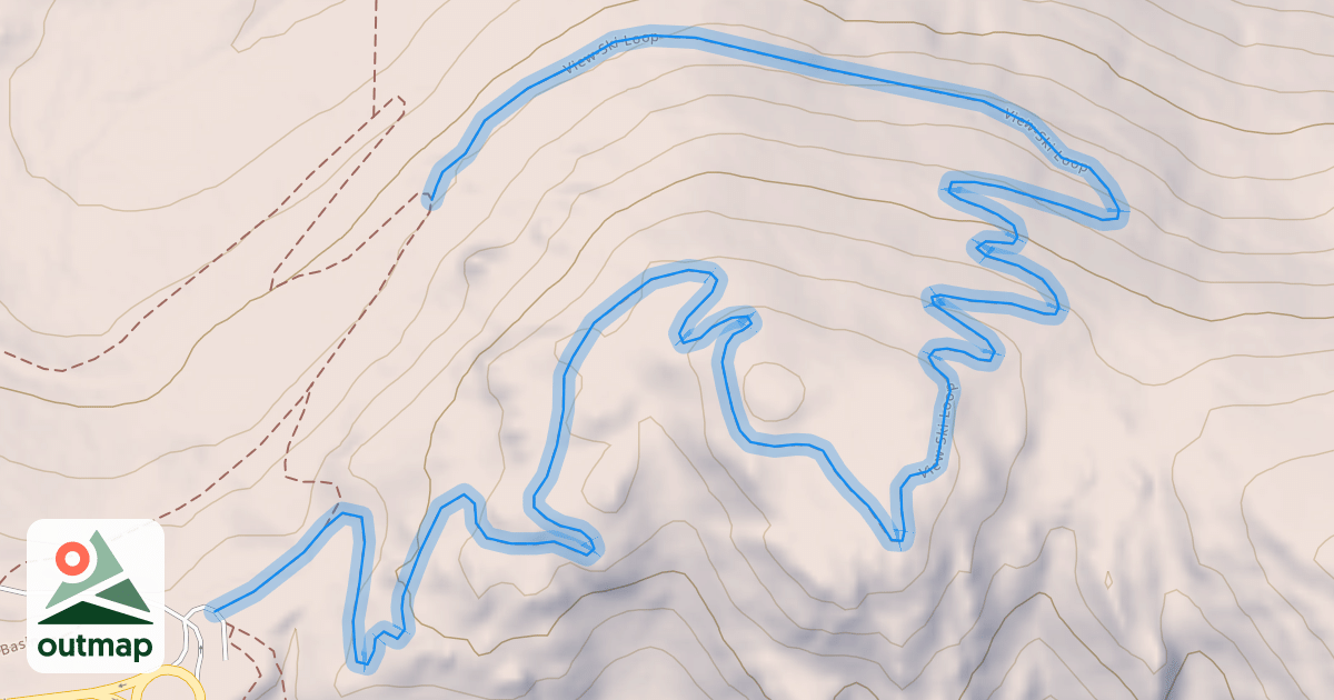 Map of View-Ski Loop