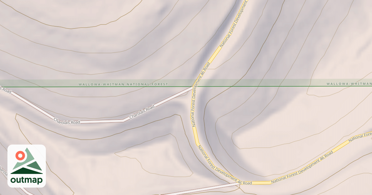 Map of USFS National Forest System Roads {2ADEB62E-61E5-4AEF-A934-58EBC25FAB45}
