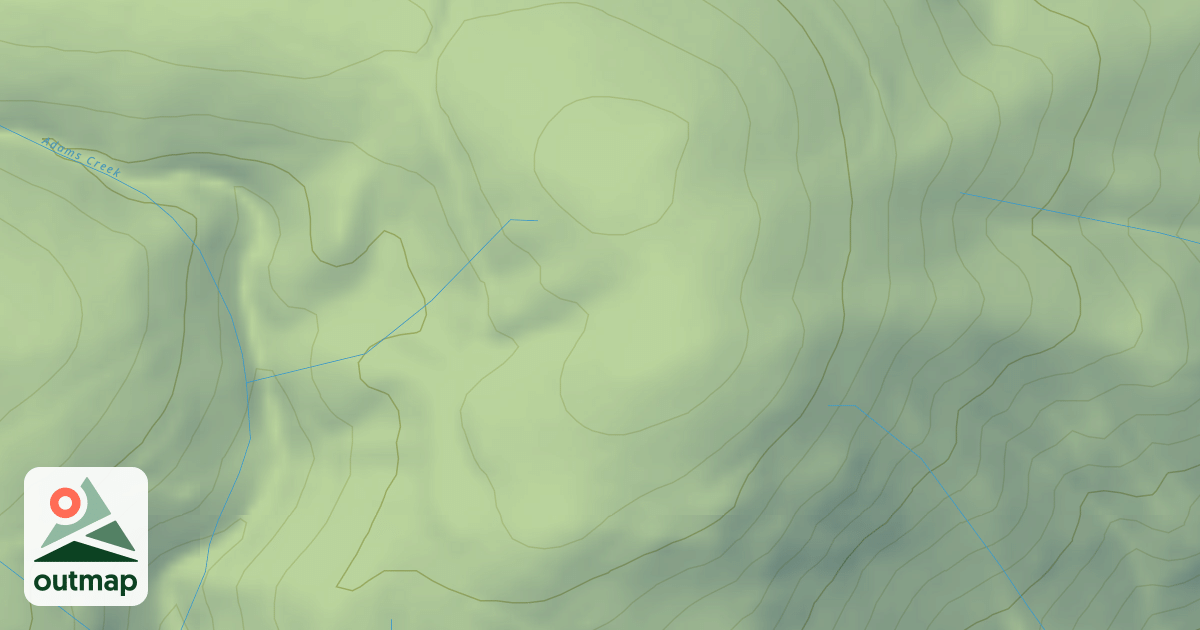 Map of ADAMS CREEK SPUR B
